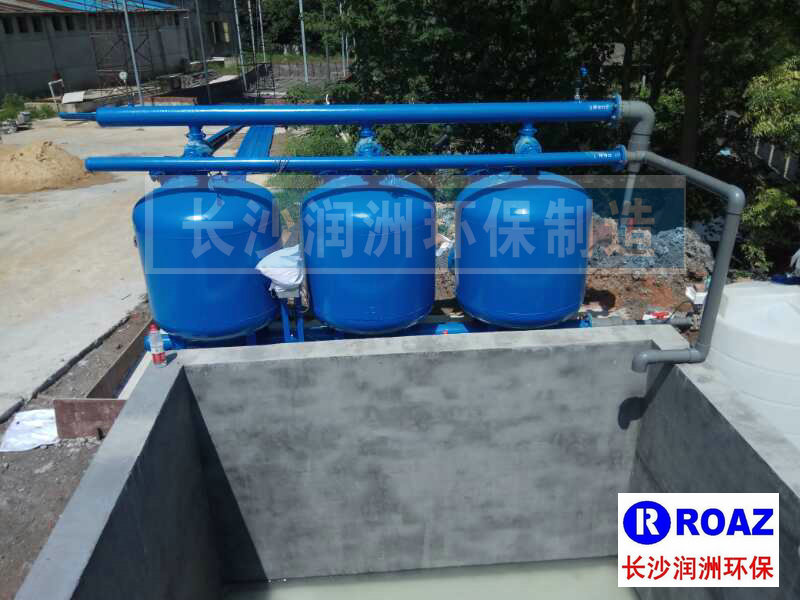 雨水回收處理設備使用中 雨水回收處理設備使用中